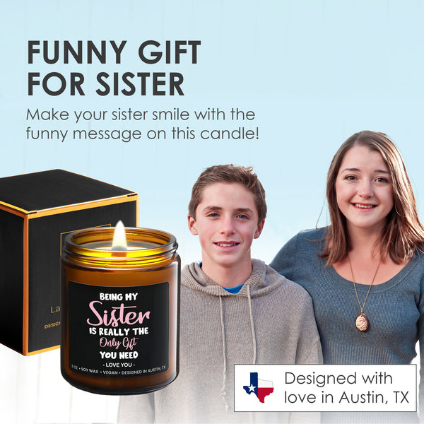 Funny Candle for Sister – Aromeo