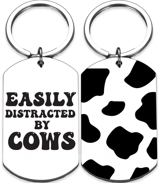 Funny Cow Keychain