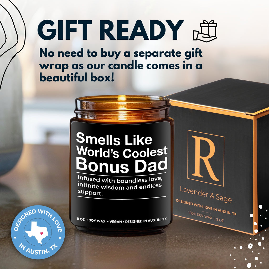 World's Coolest Bonus Dad Candle