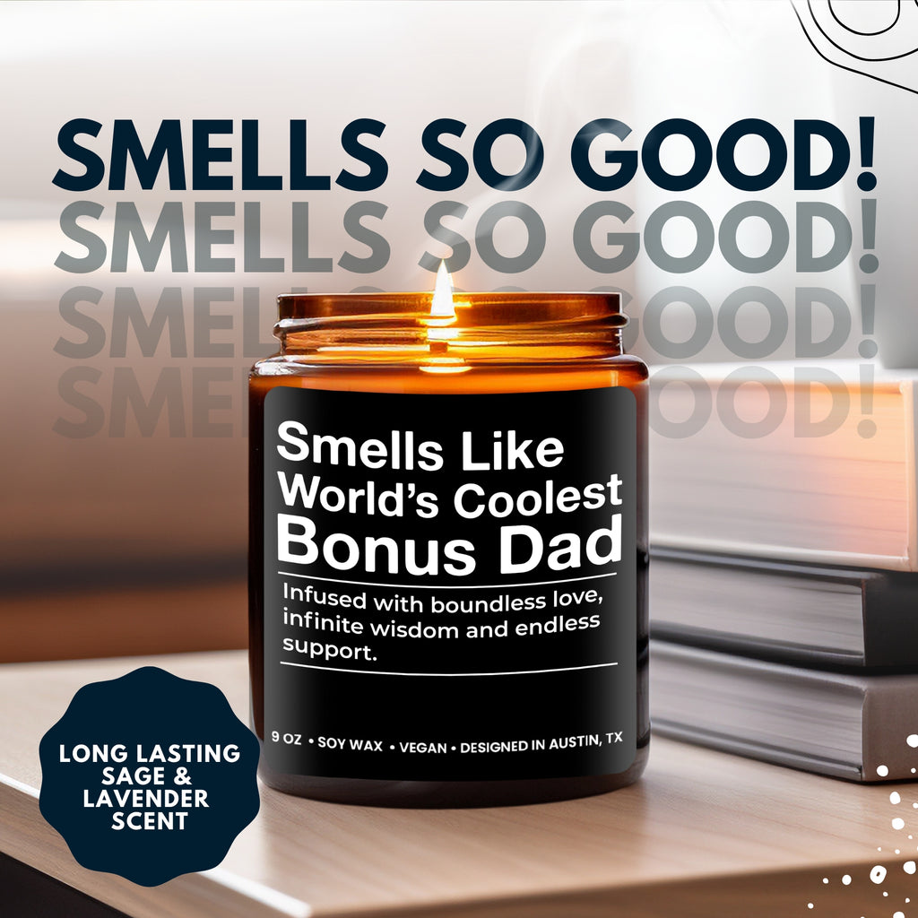 World's Coolest Bonus Dad Candle