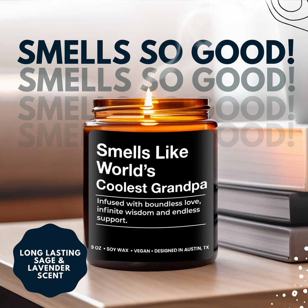 World's Coolest Grandpa Candle