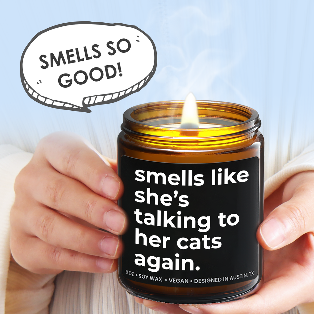 Funny Cat Candle