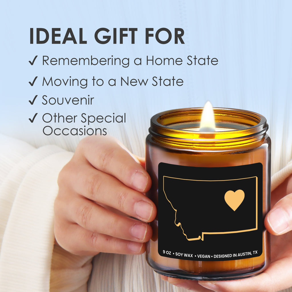 Montana State Candle