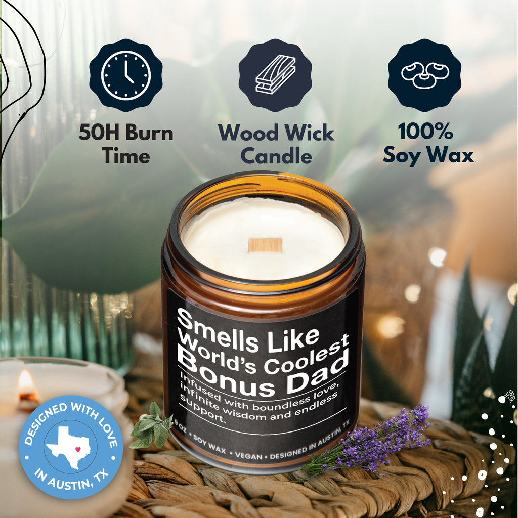 World's Coolest Bonus Dad Candle