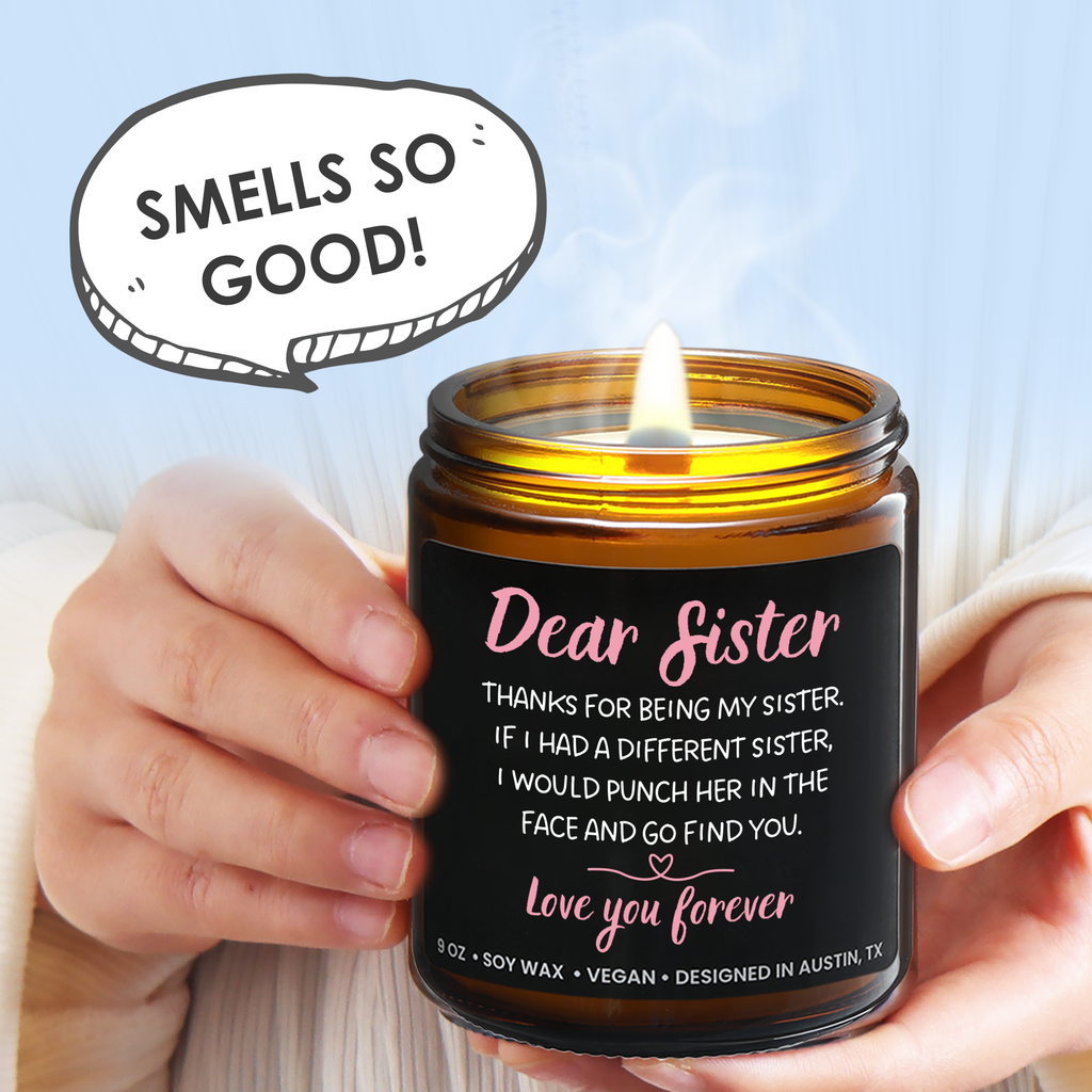 Funny Dear Sister Candle