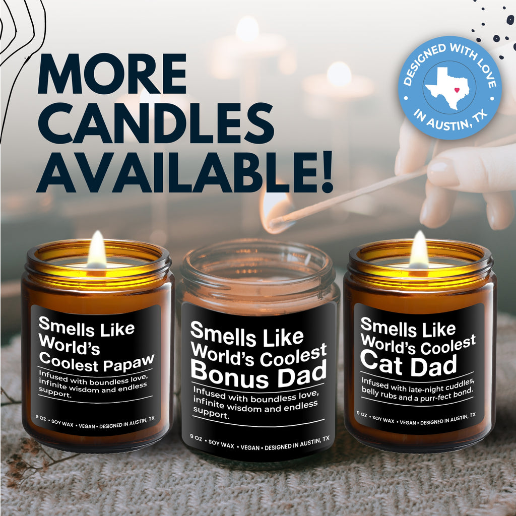 World's Coolest Bonus Dad Candle