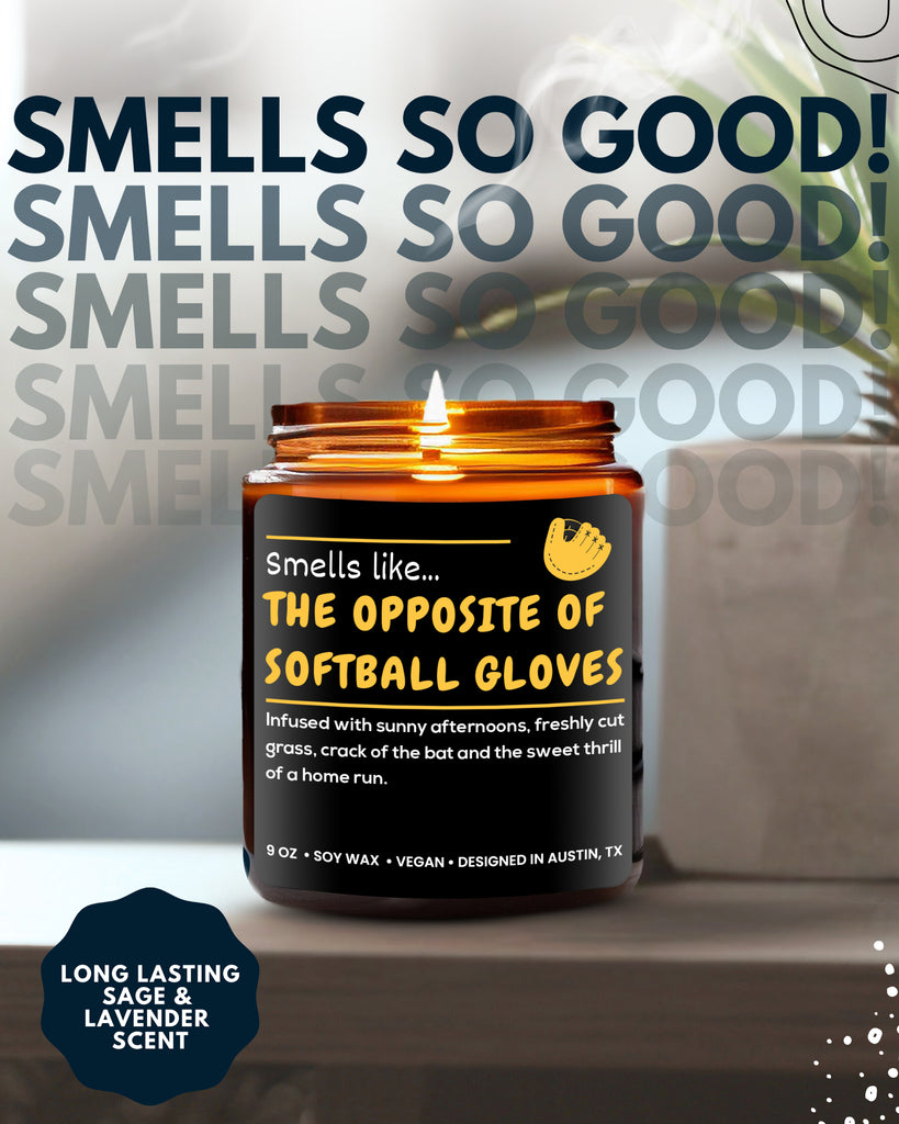 Softball Candle