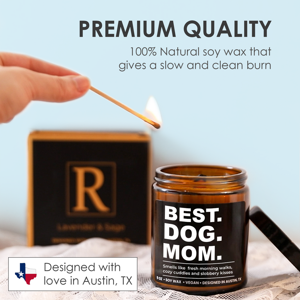Best Dog Mom Candle