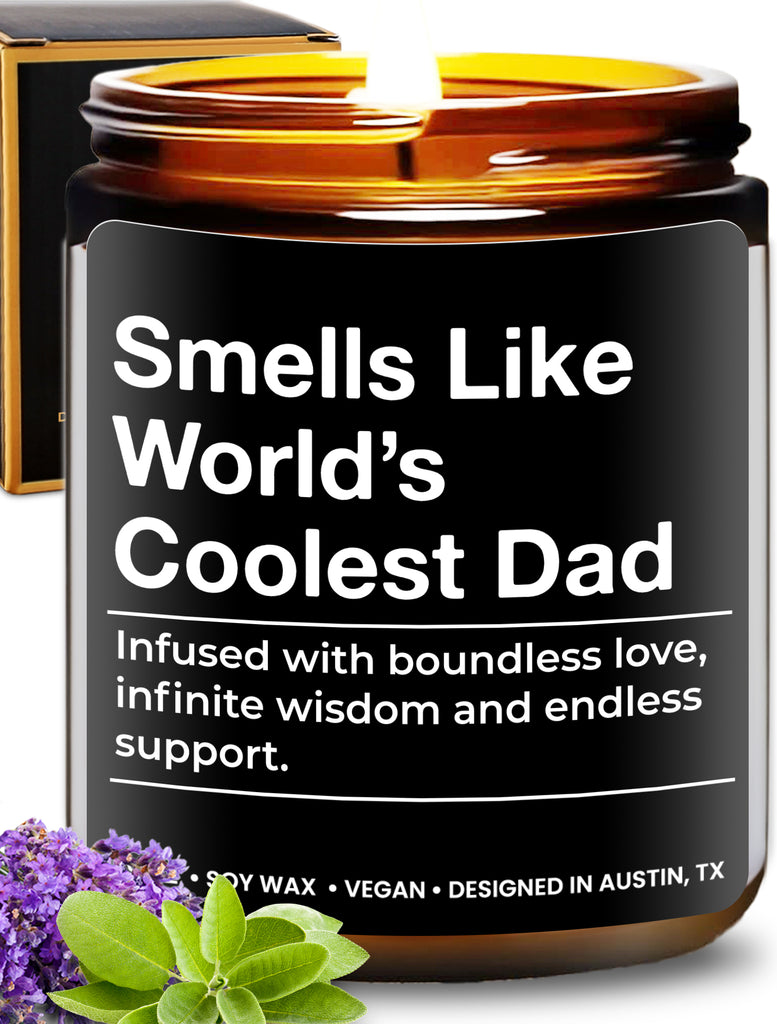 World's Coolest Dad Candle