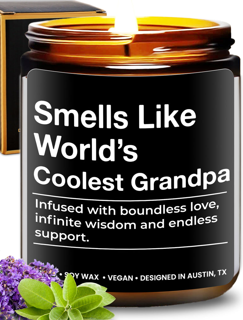 World's Coolest Grandpa Candle