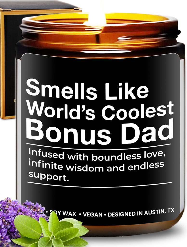 World's Coolest Bonus Dad Candle